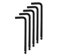Kesiku 5PC Metric Allen Key Set, 3mm Ball End Small Alan Hex Key L-Shape Hexagon Wrenches Chrome Vanadium Steel Repairing Tool for Home Maintenance DIY