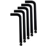 Kesiku 5PC Metric Allen Key Set, 8mm Ball End Small Alan Hex Key L-Shape Hexagon Wrenches Chrome Vanadium Steel Repairing Tool for Home Maintenance DIY
