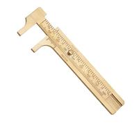Kesiku Brass Dual Scale Vernier Caliper, Calipers Measuring Tool 0-80mm, Precision Vernier Gauge for Jewelry, Woodworking, Metalworking & DIY Projects, 1pc
