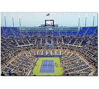 KESIMO USA America Flushing Stadium Tennis Court Jigsaw Puzzle For Adults 1000 Piece Papery Travel Gift Souvenir 38 * 26cm