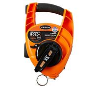 Keson G3X150BOLD Bold Chalk Line Reel with 3X1 Rewind, 12-Ounce Chalk Capacity, 150-Foot