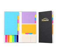 Kesote 380Pcs Sticky Notes Set with PU Leather Case