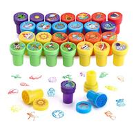 Kesote Space Alien Rocket Stamps 26Pcs Assorted Stamps for Kids Self-Ink Stamps 26 Different Designs for Birthday Party Favor Teacher Rewards Gift Bag Fillers