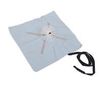 kesoto Alto Tenor Sax Saxophone Neck Pull Through Microfiber Cloth Swab With Brush Blue