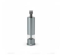 KESOTO Aquarium Dispenser Handheld Fish Food Feeder Mini Dispenser Visible Chamber Adjustable Volume Control Aluminum Alloy Acrylic Frost Resistant Finish, Large