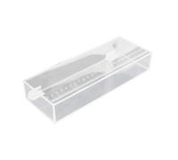 KESOTO Aquarium Fish Isolation Box Portable Reusable Clear Acrylic Box with Scale Mini Aquariums Fish Breeding Tanks, 25x4.4x9cm