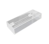 KESOTO Aquarium Fish Isolation Box Portable Reusable Clear Acrylic Box with Scale Mini Aquariums Fish Breeding Tanks, 22x4.2x8cm