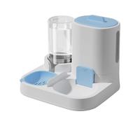 KESOTO Automatic Feeder As A Compact Feeding Station with Water Dispenser And Feeding Bowl with Automatic Water Stop for Feeding at Home And While Traveling, Blue