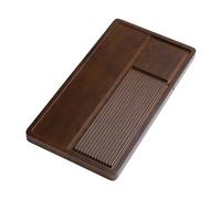 KESOTO Bamboo Tea Tray Kungfu Tea Table Sturdy Multifunctional Tea Table Tea Serving Tray with Drainage for Home Household Teahouse, Multi, 60x28x3.5cm