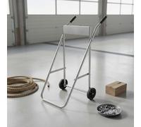 KESOTO Boat Engine Bracket Outboard Motor Support Stand Trolley Cart With Stainless Steel Frame Foldable Layout Rubber Wheels For Moving And Storing Engines