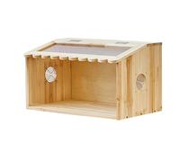 KESOTO Brooder Box for Chicks Ornament Accessory Supplies Sturdy Easy Access Small Animals Habitat Wood Chicken Coop for Ducks Chick, Length 60 cm