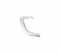 KESOTO Car Door Handle Armrest Cover Decorative Interior Trim PC Material Snap-in Surround Suitable for Auto Interior Upgrades Road Trips SUV Owners, Silver, R