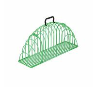 KESOTO Cat Grooming Cage Iron Construction Double Door Pet Carrier Secure Holder Portable Design Suitable for Medical Home, Green, S