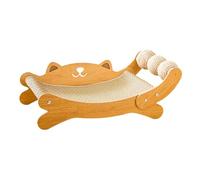 KESOTO CAT SCRATCHER BED SCRATCH POST WEDDED FURNITURE PROTECTION PAD, SCRATCHING GAT LOUNGE to MO, with sisal ball