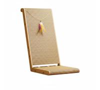 KESOTO Cat Scratching Board Cat Scratcher Lounger Cat Toy With Angled Scratching Surface Corrugated Paper And Feather Play Track Suitable for indoor, Large 24.8 35.2 61cm