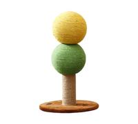 KESOTO CAT SCRATCHING POS TOY GATTITO SCRATCHER FURNITURE POST SUPPLY SUPPLY SUPPLY, Double Ball