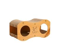 KESOTO Cat Scratching Tunnel Cat House Cat Scratcher Cat Tunnel Cat Bed With Dense Multi Layer Cardboard And Hollow Interior For Play And Rest suitable for, color to 1, 59 X 27.8 X 28.7 Cm