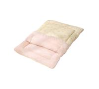 KESOTO Cat Sleeping Bag Cat Half Covered Cave Pet Sack Multipurpose Self Warm Blanket Pet Pad Cat Bed Mat for Dog Chihuahua Puppy, m yellow
