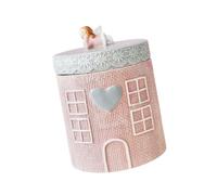 KESOTO Ceramic Kitchen Canister, Storage Jar, Farmhouse Tea Jar for Home, Jar with Lid for Tea, Nuts, Kitchen, Multi, Angel