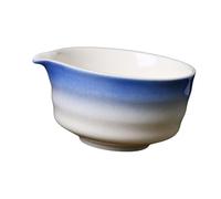 KESOTO Ceramic Matcha Bowl, Chawan Matcha Tea Bowl, Handmade Japanese Natural Rock Texture Cup Matcha Mixing Bowl, Traditional Ceremonial Accessories for Tea Lovers Gift, Blue