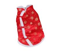 KESOTO Chinese New Year Dog Costume New Year Dog Dragon Robe for Small Medium Dogs
