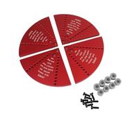 KESOTO Cole Jaw Set with Accessory Kit Carpentry Accessories Workholding Wood Lathe Chucks, Red