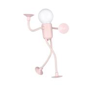 KESOTO Cute Night Light Changeable Shape Funny with Suction Cups Bedside Lamp Sportsman Night Light for Boys Girls Adults Kitchen, Pink
