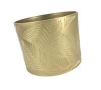 KESOTO Decorative Golden Iron Plant Pot in Versatile Gold for The Garden of The
