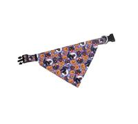 KESOTO Dog Bandana Collar Dog Collar for Medium Large Dog Adjustable Triangle Bib Cat Bandanas, blue orange