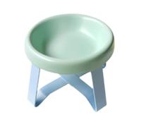 KESOTO Dog Bowl Pet Snack Bowl with Metal Stand Non-Slip Pet Feeding Bowl Bowl, Green