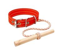 KESOTO Dog Walking Restraint Device, Anti-chasing, Anti-biting, Easy to Put on for Daily Use, Adjustable, Wooden, Lightweight, Size M
