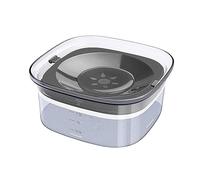 KESOTO Dog Water Bowl, Large Capacity Pet Water Drinker, Slow Feeder for Dogs, Cats, Clear