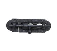 KESOTO Door Latch Sliding Gate Latch Strike Plate Keeper Pull Knob with Textured Antique Finish for Old Suitable for Wooden Doors Garden Gates Sheds Home use