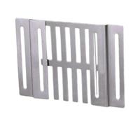 KESOTO Drainage Net As A Water Grid and Drain Cover. A Weatherproof Sieve and Leaf Catcher Made of Stainless Steel to Prevent Blockages for Balcony Dr, 14.2cmx10cmx0.5cm