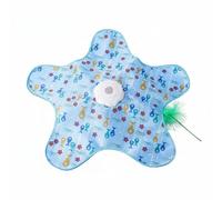 KESOTO Electric Cat Teaser Interactive Toy Automatic Teasing Device Electronic Chasing Game With Strong DC Motor Three Speed Levels And Long Runtime Suitable, 1200mah Starfish