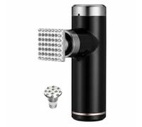 KESOTO Electric Meat Tenderizer Electric Steak Tenderizer Kitchen Tool USB Powered 6 Speed Stainless Steel Multi Pin Head Pierces Fibers Tender Texture, Black, Black