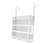 KESOTO Fish Incubator Aquarium Breeding Box with Hook Made of Thick Acrylic And Separate Insulation Chamber As A Breeding Container for Guppies And Small Fis, 19x18x5cm