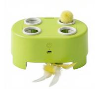 KESOTO Game with USB Rechargeable and One Button for Hands Entertainment Suitable for Busy Pet Owners and Multi Cat Homes
