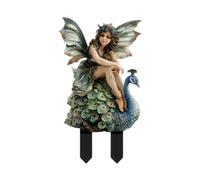 KESOTO Garden Stake Decor with Fairy Design, 2D Elf Stake for Outdoor, Style A