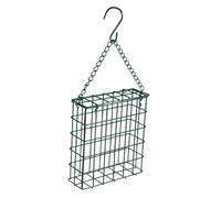 KESOTO Hanging Bird Feeder Shaped Like A Suet Pie, for Outdoor Use, with Hook And Chain, Sturdy Tool for Garden Decoration.
