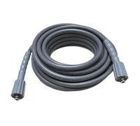 KESOTO High Pressure Hose Replacement Hose Pressure Washer Hose Car Wash Washer Hose with Double Sided 14 mm 15 mm Thread Insert and Smooth Outer Jacket, 25Ft
