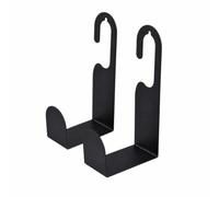 KESOTO Indoor and Outdoor Iron Hose Holder | Rust-Resistant, Hose Hook with Front Stop, wall-Attached Hanger, for Yard, Homeowners, 2Pcs
