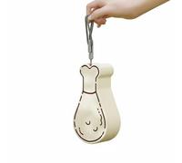 KESOTO Industrial Feeder Pet Food Bottle Feeder Dispenser Container Leak Resistant PP Material Single Hand Use Portable suitable for dogs cats car strolls camping, White
