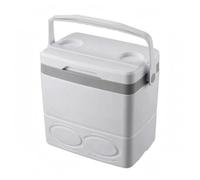 KESOTO Insulated Storage Container Box Chest With Secure Latch Sealing Gasket Hard Sided Shell 8 Ice Packs Portable Ice Chest suitable for camping sports, White, 19L