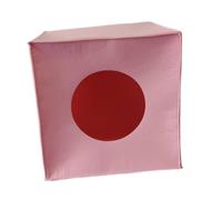 KESOTO Kitten Cube House Felt Kennel Nest with Automatic Heating for Autumn And Winter Cat Hideaway, Pink
