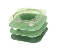 KESOTO Kitten Teaser Toy with Balls, Cat Roller Ball Toy, 3 Level Tower Balls Toy for Kitten, Indoor Cats, Physical Exercise, Green
