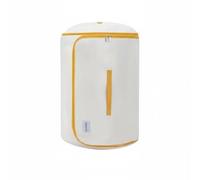 KESOTO Large Clothes Storage Bag Cylinder Shape Storage Organizer, Beige, L