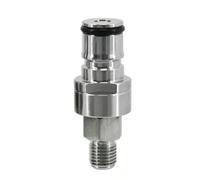 KESOTO Liquid Ball Lock Disconnect Adapter Coupler Fitting Connector with 1/4in Barbed 1/4in MFL Thread in 304 Stainless Steel for Beer and Gas Transfer, Gas 1/4 Inch MFL