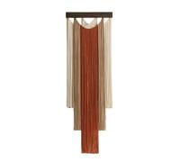 KESOTO Macrame Wall Hanging Boho Wall Decor Home Decoration Woven Tapestry Backdrop for Bedroom Nursery Room Wedding Living Room, Orange
