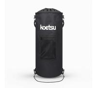 KESOTO Marine Waste Container Can Bin Holder With Waterproof Lining Leak Resistant Drawstring Opening Mesh Pocket PVC Material Adjustable Strap suitable for marine use cruising sailing